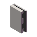 Vorschaubild Griffwerk QUATTRO -Edelstahl matt Cover-Set -Gegenkasten links