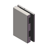 Griffwerk QUATTRO -Edelstahl matt Cover-Set -Gegenkasten links