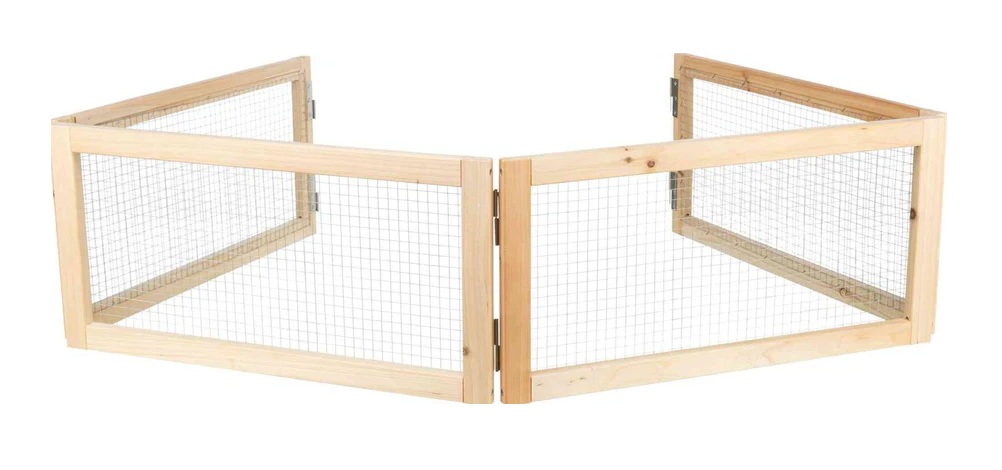 TRIXIE Indoor Freilaufgehege, Meerschweinchen, 4 Elemente à 60 × 30 cm