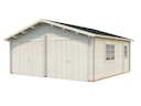 Vorschaubild Palmako Garage Roger 28,4 m² - 44 mm - mit Holztoren