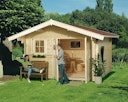 Vorschaubild Weka Gartenhaus 109 mit Vordach (60 cm)