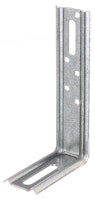 Alberts® Verstellwinkel 90° geprägt mit Langloch  130x70x30 mm