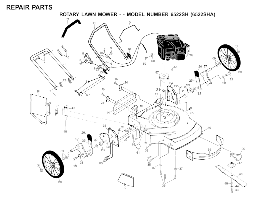 Explosionszeichnung Ersatzteile