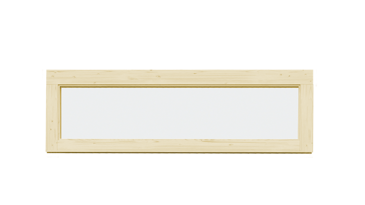 Weka feststehendes Fenster für Gartenhaus Batu 150 x 45 cm
