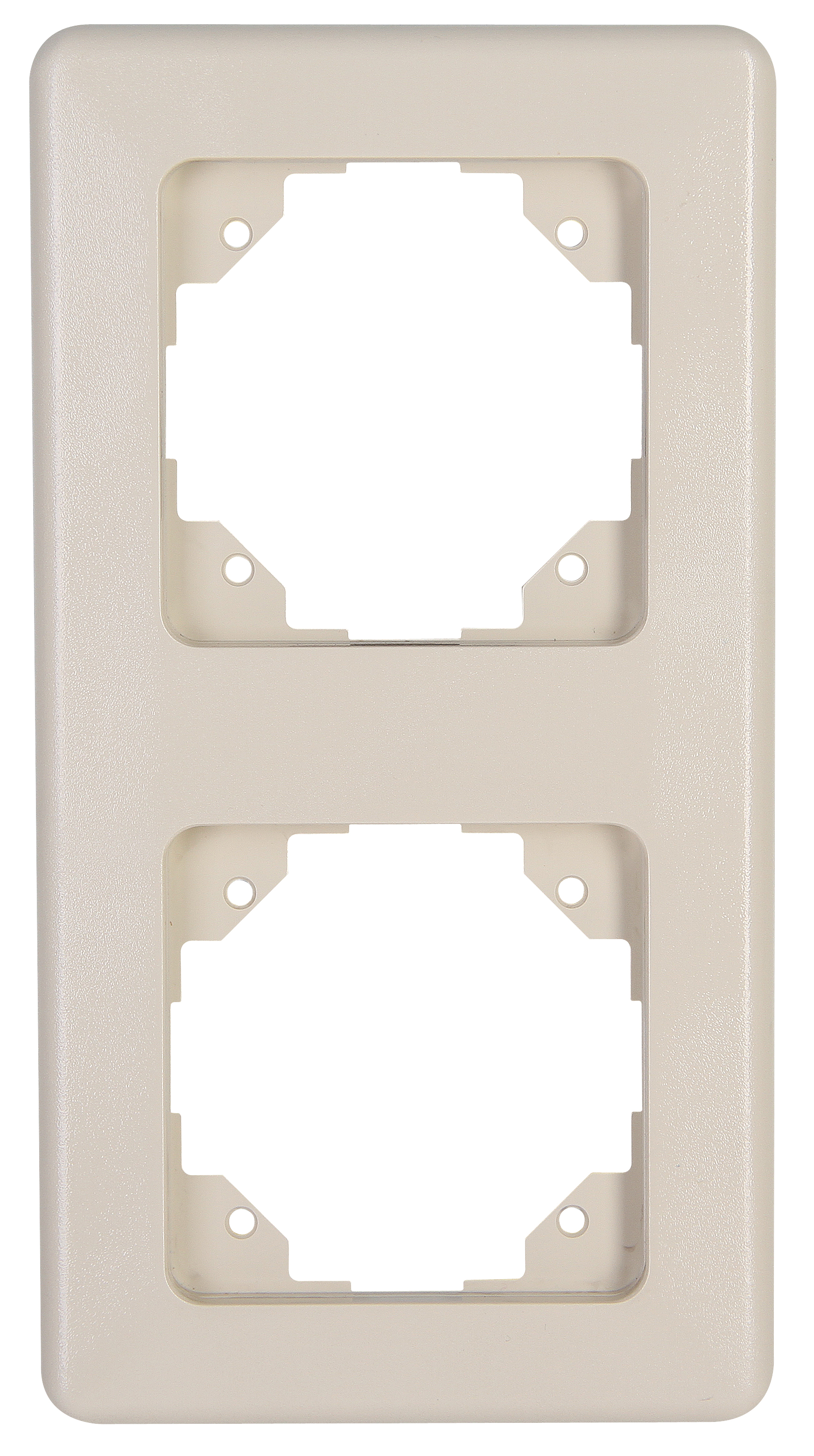 Kopp Abdeckrahmen EUROPA 2-fach creme-weiß