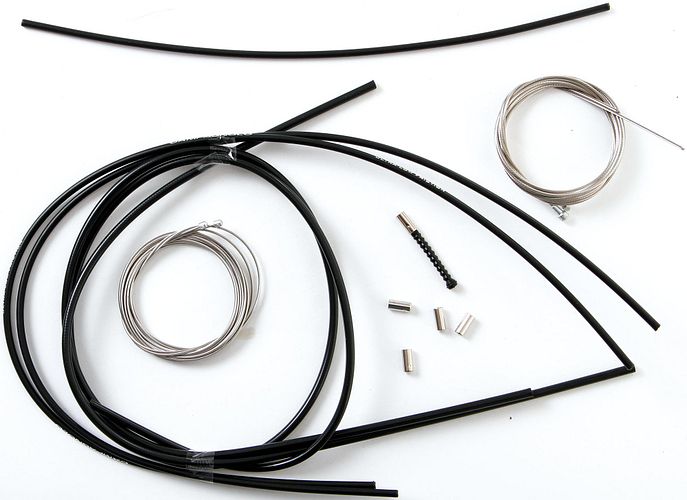 Campagnolo Kabel-Set Ergopower Ultra Shift schwarz, silber