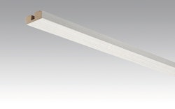 MEISTER Vierkant-Deckenabschlussleiste 15/40 mm  Edelstahl DF 063 - 2380 mm