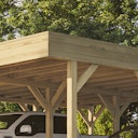 Vorschaubild Weka Doppelcarport mit Vorbereitung zur Dachbegrünung 644 x 718 cm - Leimholz