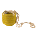 Vorschaubild Wikholm form Design Hängetopf aus Jute in gelb 17 x 17 cm