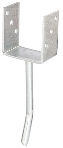 Alberts® U-Pfostenträger 104x60x4mm Betonanker Rundstahl für verschiedene Pfostenstärken