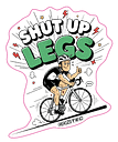 Vorschaubild CONTEC Aufkleber Shut up legs 100 x 120 mm