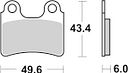 Vorschaubild SBS Bremsbelag 802HF Street Ceramic