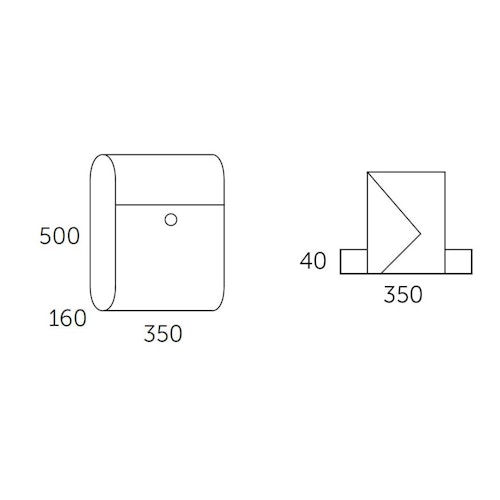 ALLUX 8900 Design Briefkasten