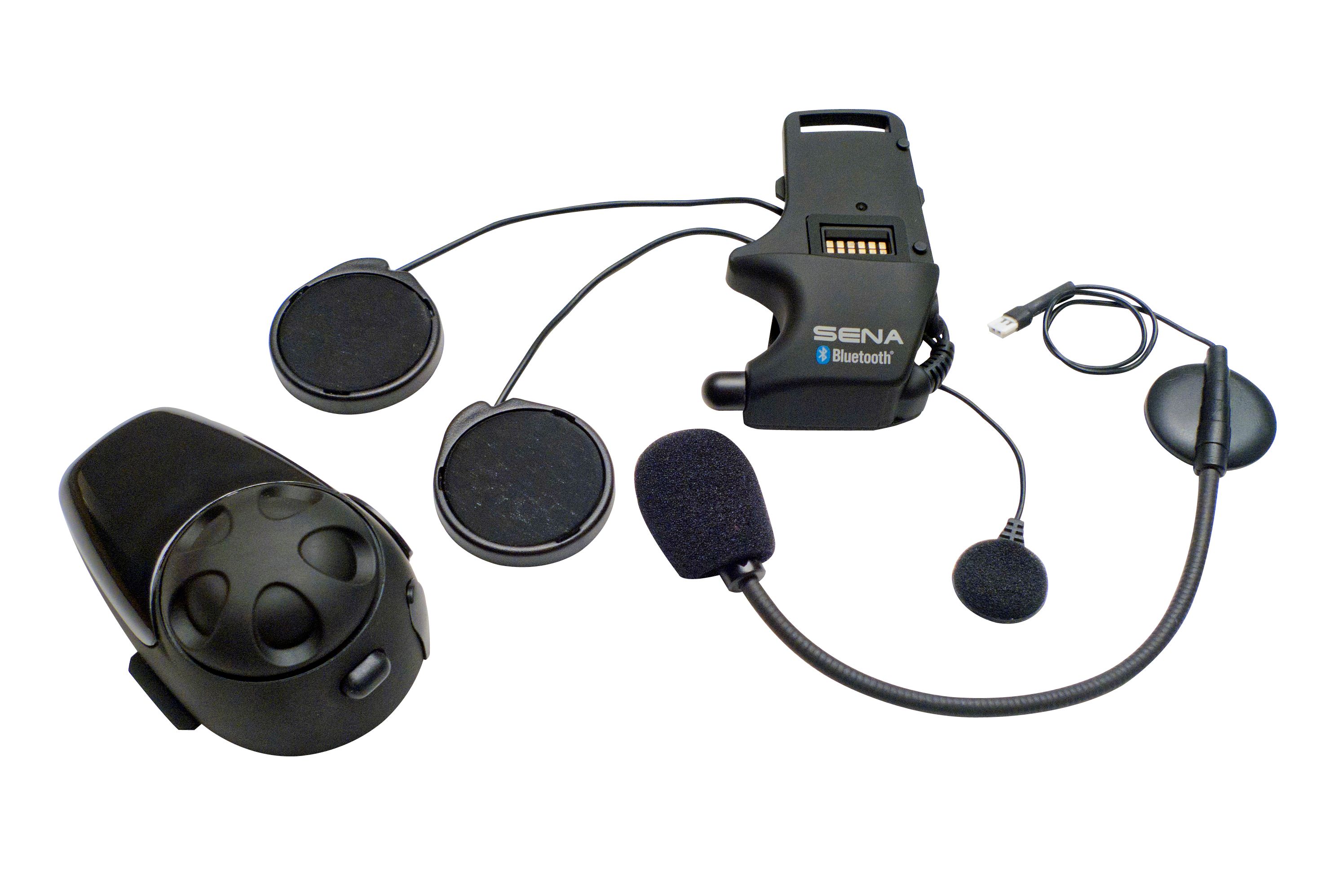 SENA SMH10 Motorrad‑Bluetooth‑Headset und Gegensprechanlage mit Universal‑Mikrofon, Einzelpack