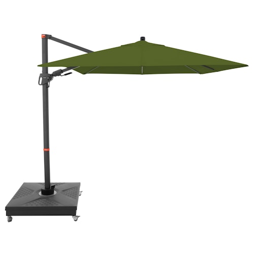 doppler Pendelschirm myZONE 210 x 210, Aluminium Anthrazit / 100 % Polyester 180 g/m²