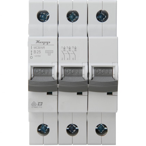 Kopp Leitungsschutzschalter 3-polig 25A 722530096