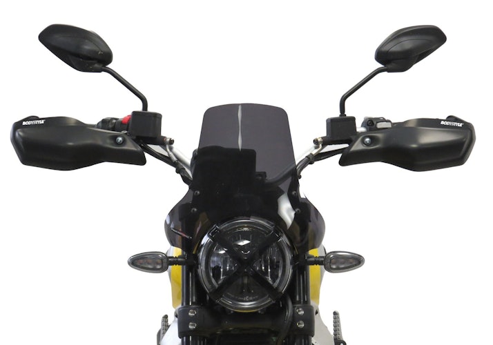 BODYSTYLE Handprotektoren ABS Kunststoff schwarz-matt für DUCATI Scrambler Full Throttle, Scrambler Icon, Scrambler Icon Dark, Scrambler Nightshift