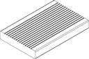OSMO Terrassendiele Thermo-Fichte - geriffelt - für SenoFix