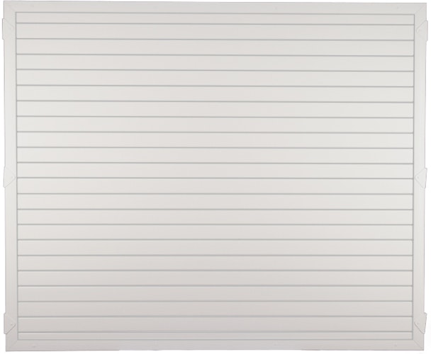 T&J LIGHTLINE Kunststoff Zaunelement 1800 x 1500 mm, weiß