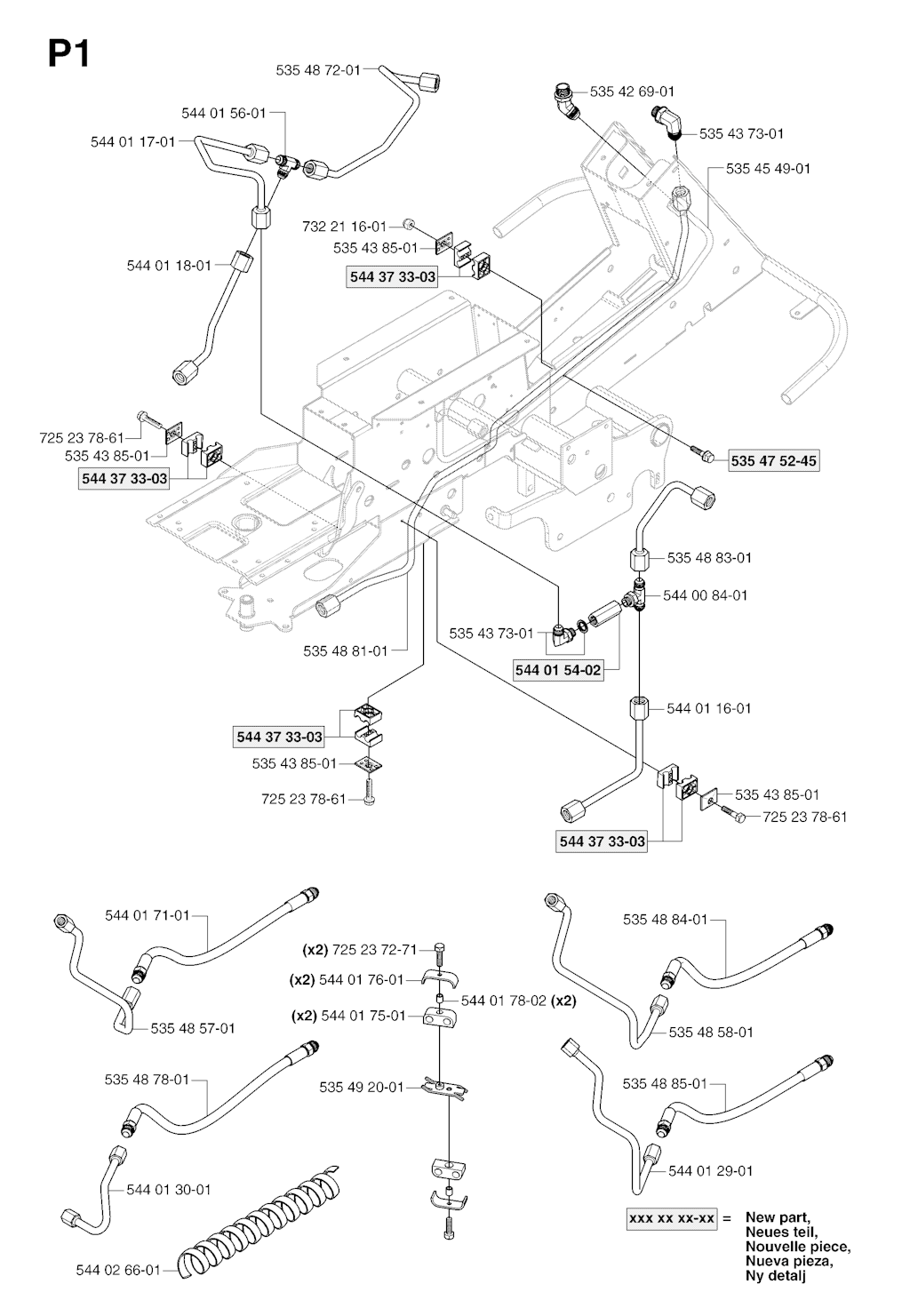 Explosionszeichnung Ersatzteile