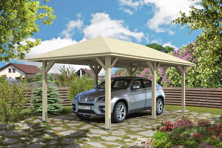 Skan Holz Carport Taunus 374 x 656 cm