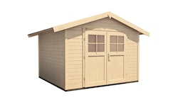 Weka Gartenhaus 122 - 28 mm-Gartenhaus 122 - 240 x 205 cm (Gr. 1)-naturbelassen - 50 % Rabatt auf Dacheindeckung