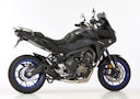 Vorschaubild SHARK KOMPLETTANLAGE Edelstahl beschichtet schwarz-matt DSX-10 für YAMAHA Tracer 9 / GT / GT+ EURO5  