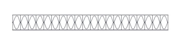 Alberts® Doppelstabmatten 6/5/6 mit Dekor Eleganz Komplettset 2-20 Meter