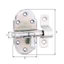 Vorschaubild Alberts® Grendelriegel 40 x 75 mm