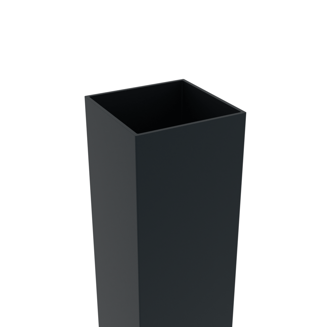 Fiberdeck BOSTON Alu Tor-Pfosten 90x90mm L-275cm Hohlkammer RAL9005 Stärke 4 mm