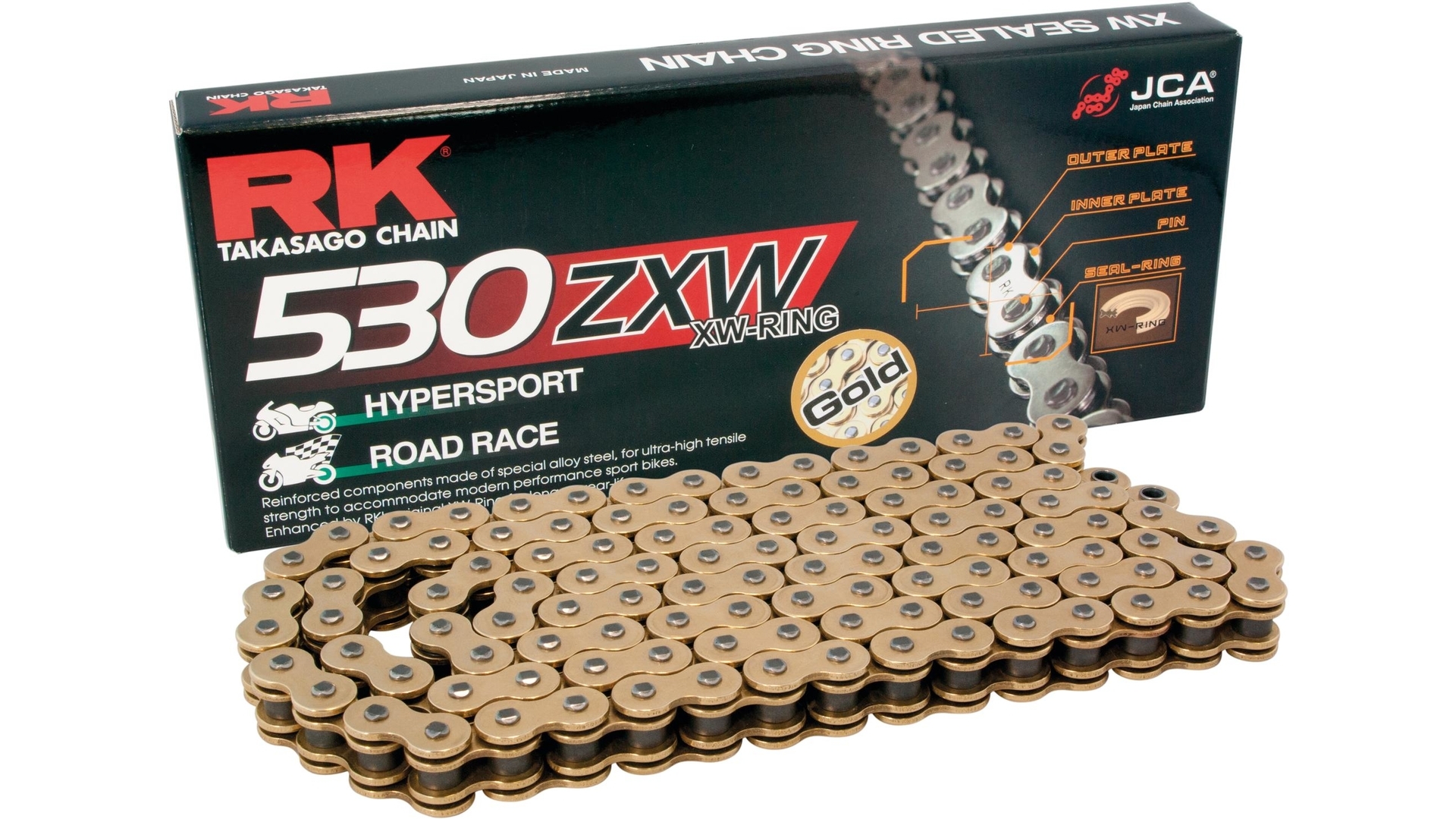 RK Kette GB530ZXW, 102 Glieder