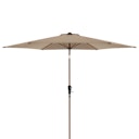 Vorschaubild doppler Mittelmastschirm LIFE Woodstyle 305 Lift, Aluminium Holzoptik / 100 % Polyester 180 g/m² 