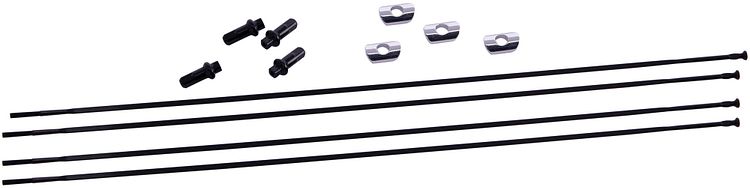 Fulcrum Speichensatz Racing Quattro LG H.R. links schwarz,silber