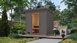 Karibu Gartensauna Saunahaus Caapi 3 inkl. gratis Sauna-Zubehörset im Wert von 234,94 €