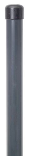 Alberts® Zaunpfosten,ungebohrt,f.Einschl.-BH,zinkp.anthrazit Kst.b.,L1690mm,Pfosten ⌀34mm 617622