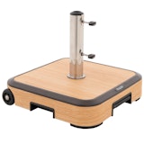 doppler Trolley Sockel AluWood 50 kg, Beton / Aluminium Holzoptik doppler Trolley Sockel AluWood 50 kg, Beton / Aluminium HolzoptikZubehörbild