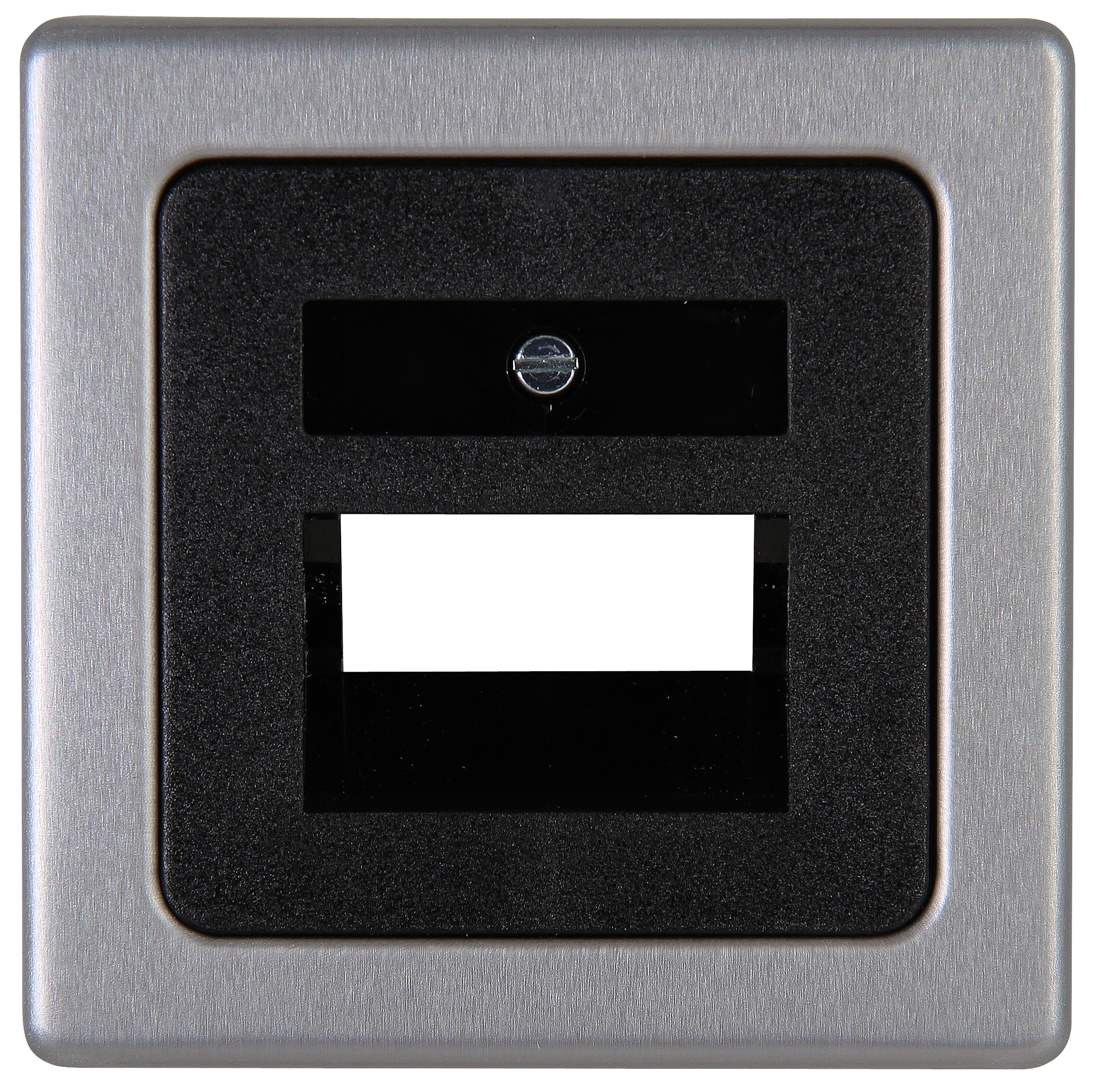 Kopp Abdeckung für UAE-Anschlussdose VISION stahlfarben