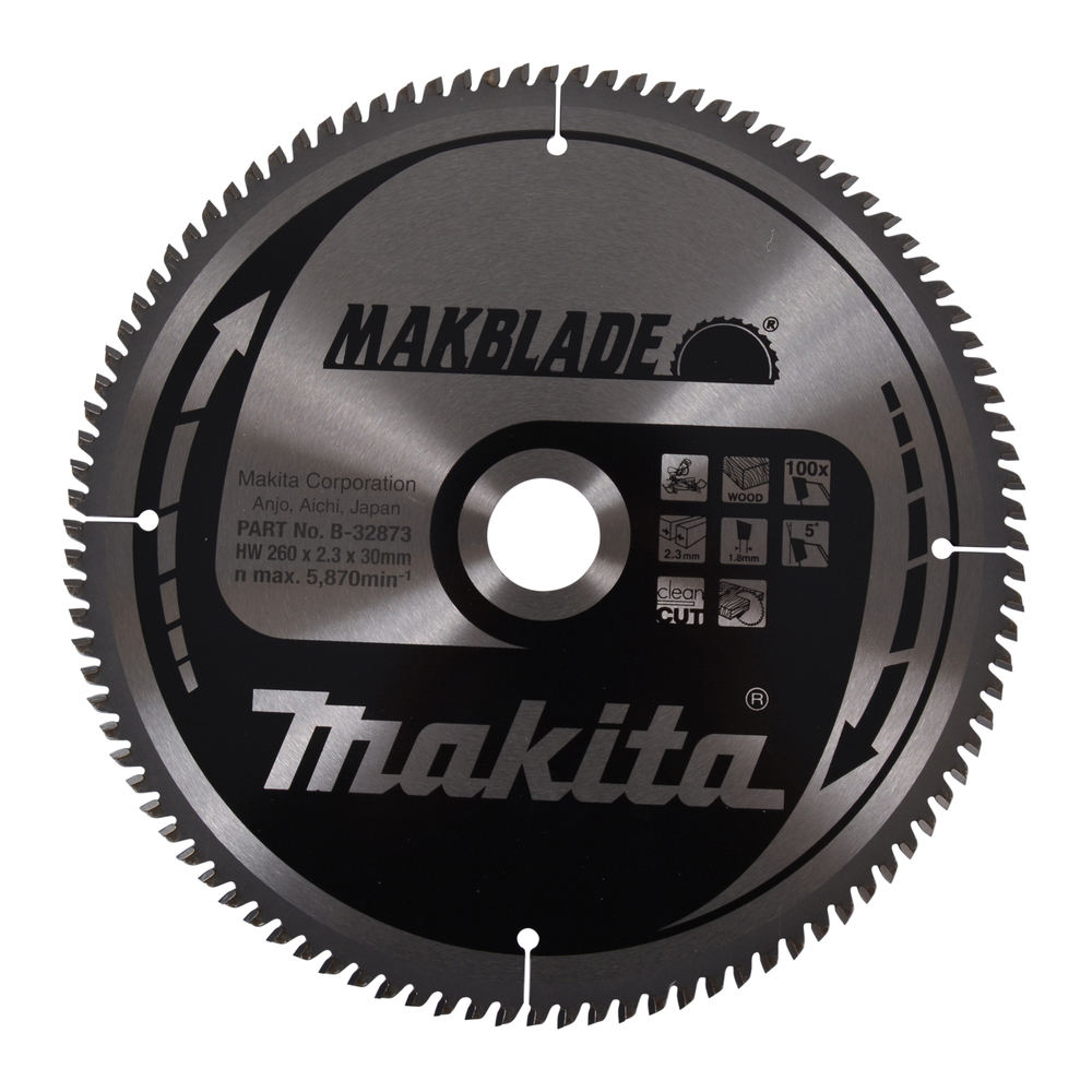 Makita MAKBLADE Sägeb. 260x30x100Z B-32873