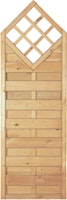 T&J Maxi Massivzaun Karo 60 x 180/150 cm