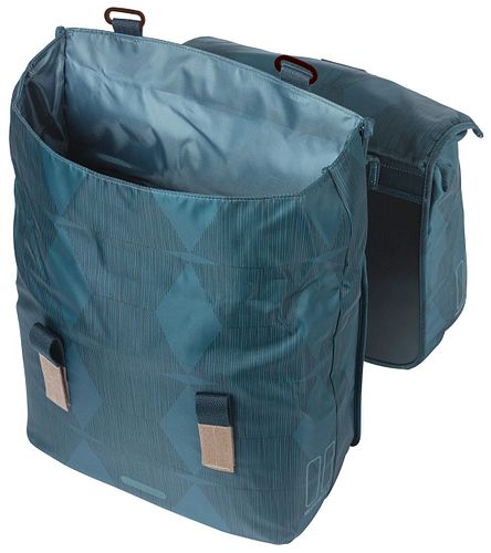 Basil Doppeltasche Elegance 49 l blau