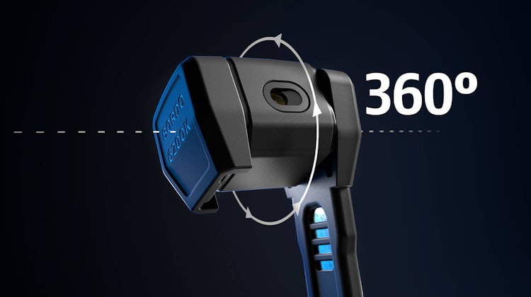 ABUS Faltschloss 6200K/90 SH BK (Sonderanfertigung, XPlus™ Code erforderlich)