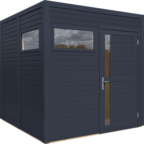 Bertilo Gartenhaus Cubus 2 - 19 mm