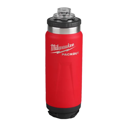 Milwaukee ﻿PACKOUT Isolierflasche  530 ml mit Schraubdeckel, rot 4932493991