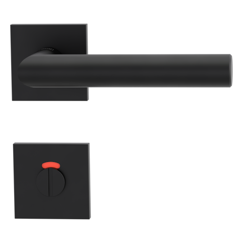 Griffwerk VAYA 128 LUCIA fast2fix Fast2Fix GK3 Rosetten eckig WC rot/weiß Graphitschwarz