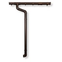 Kunststoff Dachrinnenset für Solid Gartenhaus Rignitz (S8969) und Rostock (S8970)
