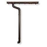 Kunststoff Dachrinnenset 404A für Pultdach/Flachdach GartenhäuserZubehörbild