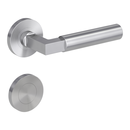 Griffwerk METRICO PROFESSIONAL Schraubtechnik GK4 -Edelstahl matt  Rosettengarnitur -Schraubt. -BL -TS 40-45mm