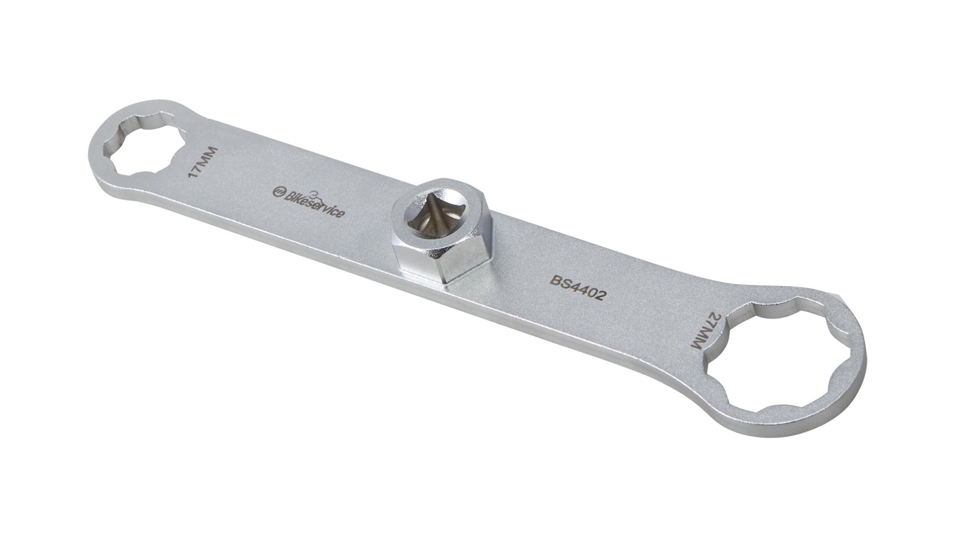 Bikeservice Gabelkappenschlüssel 17 / 27 mm, 6-kant