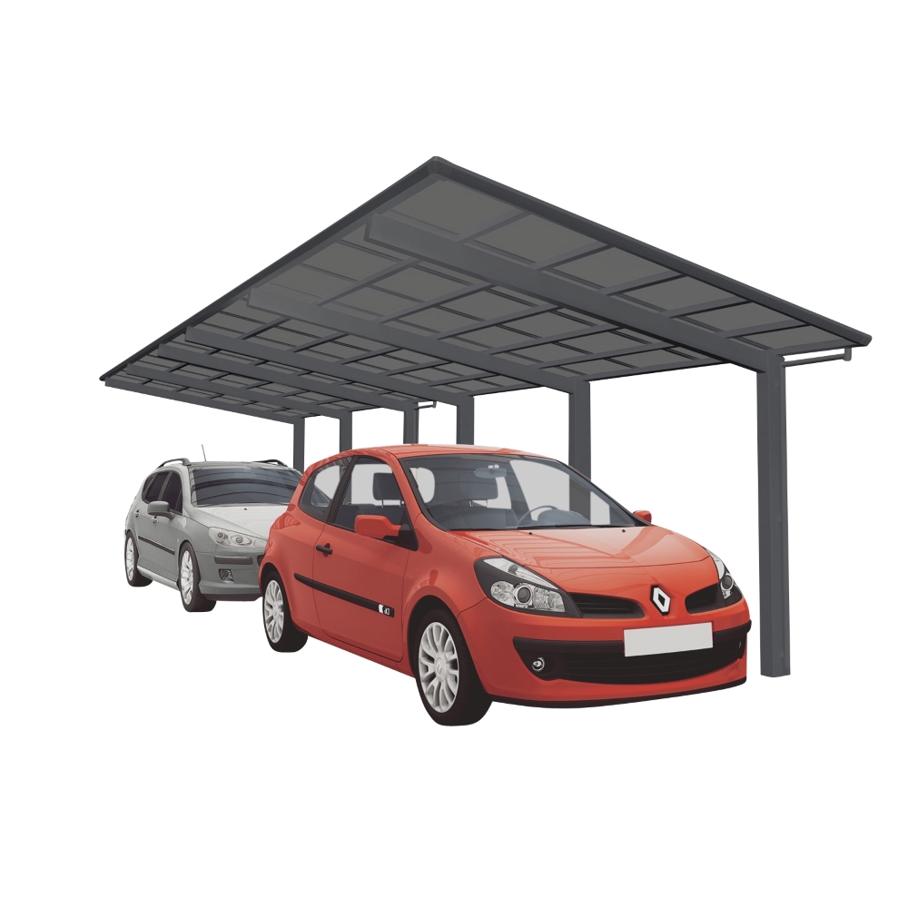 Ximax Carport Linea Typ 110 Tandem-Ausführung 982,6 x 272,6 cm-schwarz