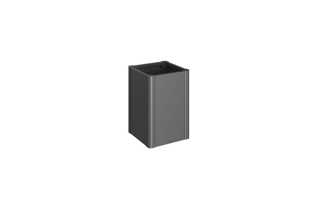 Biohort Pflanzbeet Belvedere B 53 x T 53 cm (Gr. 50) 77 cm (MAXI) dunkelgrau-metallic